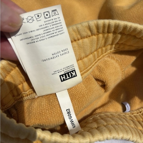 Kith Mustard Yellow Track Pants - Picture 9 of 10